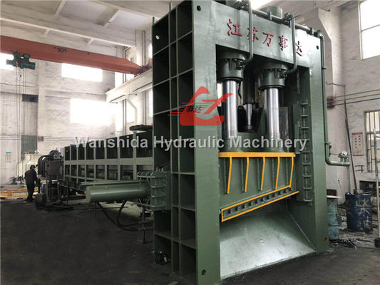 WANSHIDA 800 Ton Hydraulic Guillotine Scrap Metal Shear Gantry Shear shearing machine
