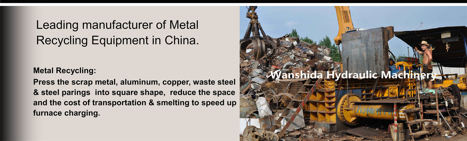 Quality Scrap Metal Baler factory