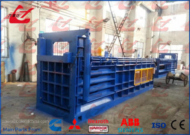Buy 125 Ton Horizontal Baler Waste PET Bottle Baling Machine For Plastic Bottles And Cartons online manufacture