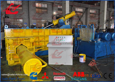 Buy Heavy Duty HMS Hydraulic Scrap Metal Compactor Recycling Baler Side Push Out online manufacture