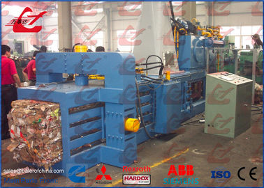 Buy Waste Newspaper Baler Hydraulic Baling Machine , 22kw Horizontal Cardboard Baler online manufacture