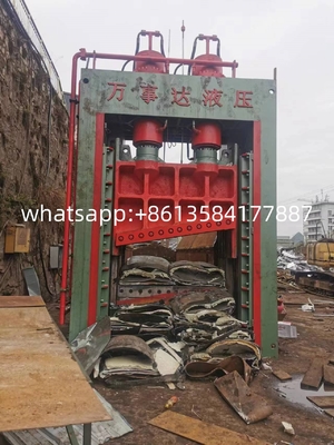 Buy Scrap metal Equipment Guillotine shear for metal recycling yard 20ton/h online manufacture