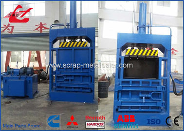 Buy 25 Ton Waste Paper Compactor Vertical Baling Machine PLC Control System online manufacture