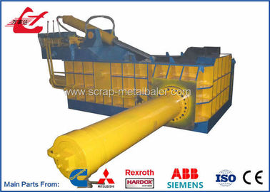 Buy Metal Recycling Scrap Baler Machine 250Ton Side Push Out Bailing Press PLC Control online manufacture