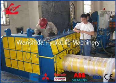 Buy Full Automatic PLC Steel Pipes Waste Aluminum Scrap Metal Balers 250x250mm online manufacture