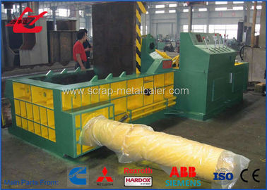 Buy 18.5kW Motor Scrap Metal Baler For Recycling Side Push Out Model Siemens Motor online manufacture