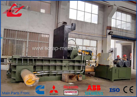 Buy Hydraulic Metal Baler 160 Ton PLC Semi Automatic For Steel And Aluminum Scrap Compression 400×400 mm Bale online manufacture