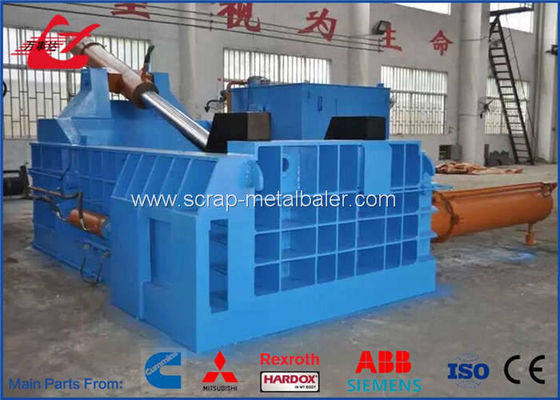 Buy 250 Ton Hydraulic Scrap Metal Baler Side Push Out 5T/H Capacity for Scrap Yard and Steel Recycling Applications online manufacture