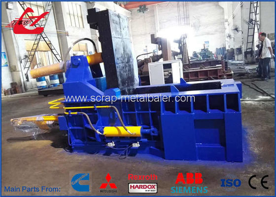 Buy Scrap Recycling Hydraulic Metal Baler, 125T Force with PLC Control for Steel & Aluminum Processing online manufacture