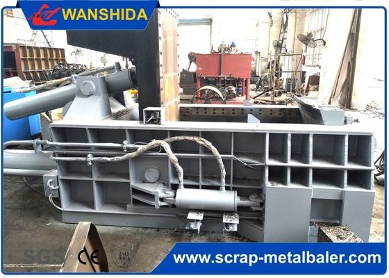 Buy 250ton Hydraulic Scrap Metal baling machine with Side push out type and PLC automatic control online manufacture
