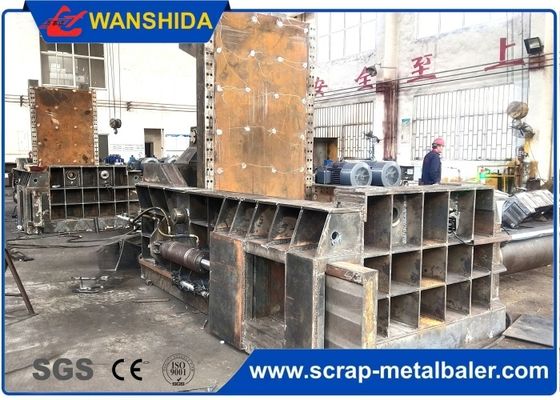 Buy Industrial Scrap Metal Baler with Total Power 60KW and Machine Size 2800X1600X1800 mm for Efficient Baling online manufacture