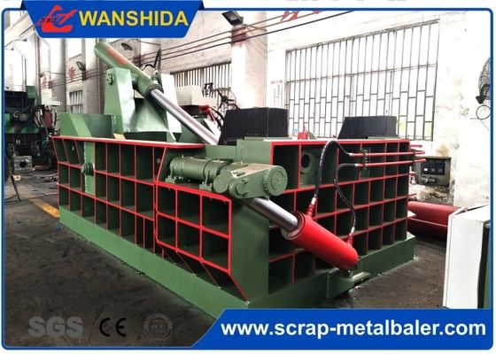 Buy 2500 kN Hydraulic Scrap Metal Baler PLC Controlled For Steel And Aluminum Scrap 500×500 mm Bale Size online manufacture