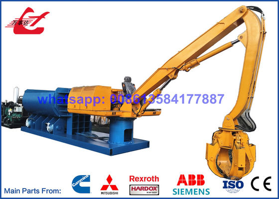 Buy WANSHIDA Scrap Metal Recycling Metal Baler 3m Chamer With PLC Control System Equipment online manufacture