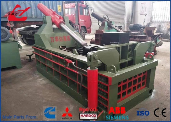 Buy Y83q-135  Front Out Scrap Metal Baler Press Recycling Equipment WANSHIDA Brand online manufacture