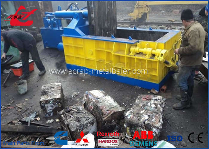 Heavy Duty Copper Tubes Stainless Steel Pipes Scrap Metal Compactor ...