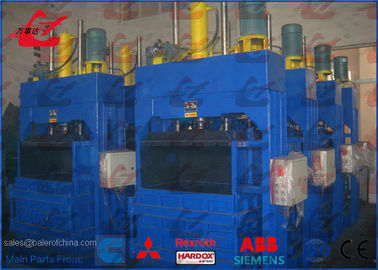 15kW Cardboard Compactor Baler Machine , Siemens Motor Waste Paper Press Machine