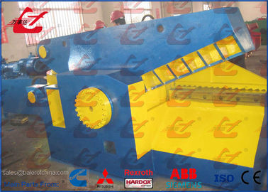 Strong Cutting Force Scrap Metal Cutter Alligator Machinery , 18.5kW Scrap Steel Shearing Machine