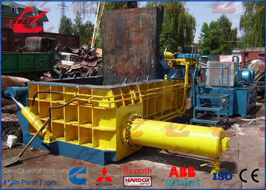 Electrical Control Non Ferrous Metals Hydraulic Scrap Baling Machine Turn Out Model