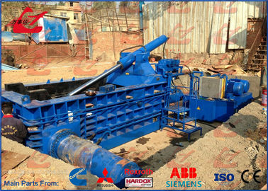 High Capacity Scrap Metal Cutting Machine Hydraulic Metal Compactor 37kw Motor Turn Out
