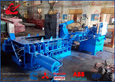 100 Ton Hydraulic Copper Wire Scrap Baling Press Machine 200 × 200mm Bale Size