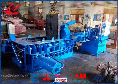 Automatic Baler Metal Press Machine , High Capacity Metal Scrap Baler Machine