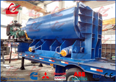 PLC Automatic Control Scrap Baler Logger , Hydraulic Baling Press Machine
