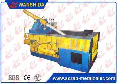Auto Control Scrap Metal Baler / Hydraulic Scrap Baling Press For Aluminum Waste Steel