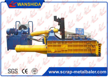 Front Out Discharging Scrap Metal Baler Waste Steel Profiles Baling Press Compactor