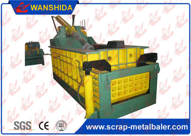 Front Out Discharging Scrap Metal Baler Waste Steel Profiles Baling Press Compactor