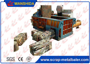 Full Automatic PLC Steel Pipes Waste Aluminum Scrap Metal Balers 250x250mm