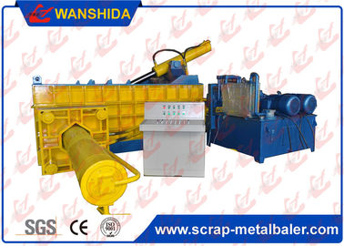 Customized PLC Control Hydraulic Metal Baler Machine Round Packing Block Or Square Bale