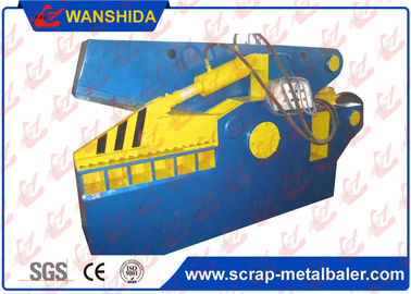 Button Control Hydraulic Alligator Shear For Steel Pipes ,  Metal Waste Shearing Equipment