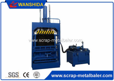 15kW Cardboard Compactor Baler Machine , Siemens Motor Waste Paper Press Machine