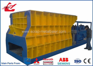 WANSHIDA Horizontal Container Scrap Metal Shear 1400x400mm Output Mouth