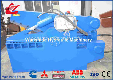 Strong Cutting Force Scrap Metal Cutter Alligator Machinery , 18.5kW Scrap Steel Shearing Machine