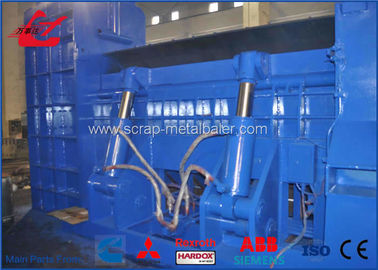 Customized Bale Size Hydraulic Metal Shear Baler Machine With Air Cooling System WANSHIDA
