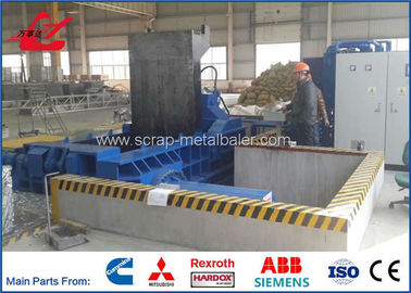 WANSHIDA 250Ton Scrap Metal Compactor Aluminum profiles Baler Press Machine Hand valve control