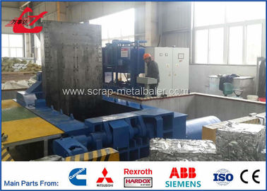 WANSHIDA 250Ton Scrap Metal Compactor Aluminum profiles Baler Press Machine Hand valve control