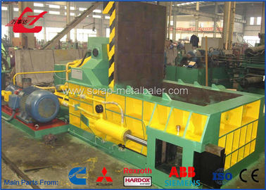 PLC Automatic Control Aluminum Can Compactor Machine , Scrap Steel Baler Machines 6500KG