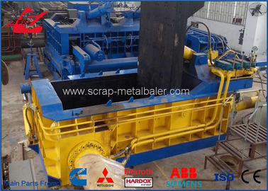 High Capacity Scrap Metal Cutting Machine Hydraulic Metal Compactor 37kw Motor Turn Out