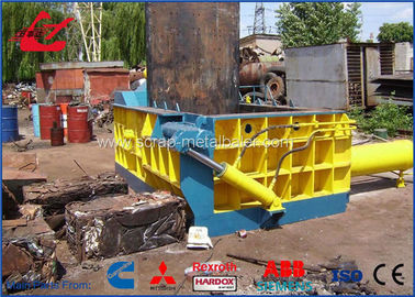 200 Ton Hydraulic Scrap Steel Metal Chip Compactor / Crusher 37kW