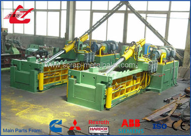 18.5kW Hydraulic Bailer Machine For Light Scrap Metal Front Out Discharging