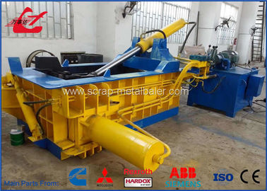 Various Bale Shape Steel Shavings Baler Scrap Metal Press Machine 18.5kW Motor