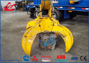 Customized Car Logger Baler , Waste Steel Scrap Metal Bailing Press Machine Diesel Power