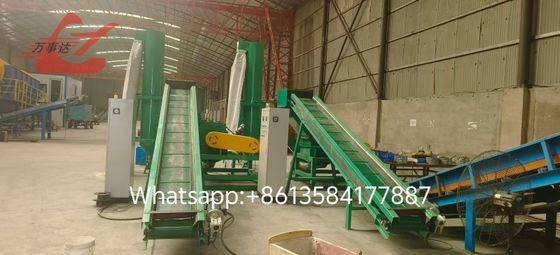 Waste Aluminum crusher seperate line recycling equipment 100-200kg/h capacity
