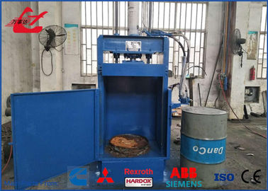 Large Output Waste Oil Steel Drum Crusher Box Press Compactor Machine 25 Ton Press Force High Stable Performance