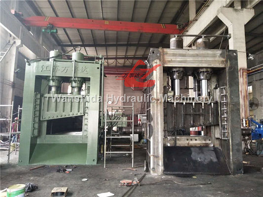 500ton Hydraulic Scrap metal Non ferrous Guillotine shears for metal recycling yard 5-8ton/h