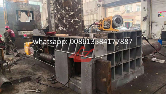 200 Ton Hydraulic Metal Scrap Compactor Baling Machine with PLC Control