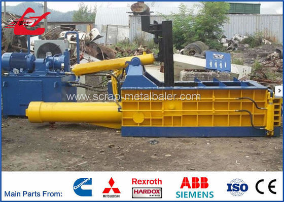 Mitsubishi PLC Forward Out Hydraulic Metal Compactor 18.5kW 1000-1200KG/H