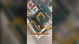 500ton Scrap metal baler for copper chips baling press into high density bale